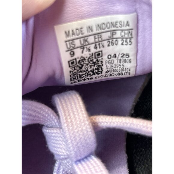 Adidas Samba Purple/Purple Gum Sole Sneaker JS3956 Women SZ 9 New in Box - Picture 8 of 10